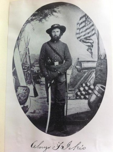 Alonzo Ickis, an Iowa farmer turned Colorado gold miner who fought for the Union in New Mexico, 1861-1863.