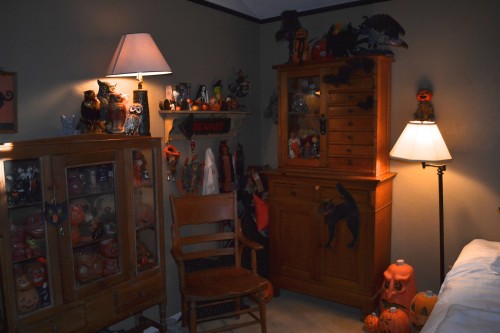 My view, from my hiding place in the corner.