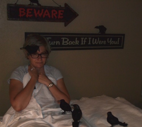 This is the welcome I get.