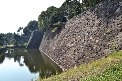 Imperial Garden--Interior Moat wall