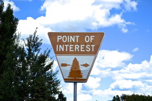 Signage in northern New Mexico. Guaranteed to provoke a sudden swerve to the side of the road.